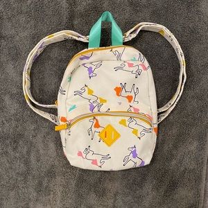 Multicolored unicorn mini backpack